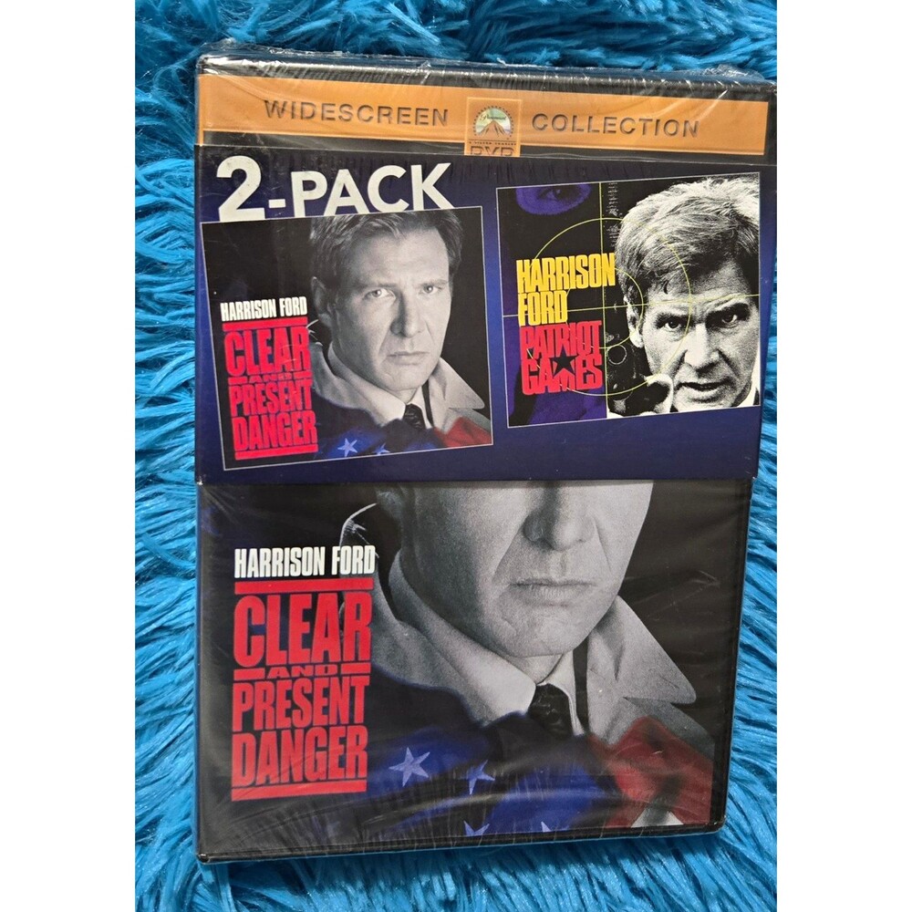 Harrison Ford Clear and Present Danger/Patriot Games 2pk (DVD) Widescreen PG-13